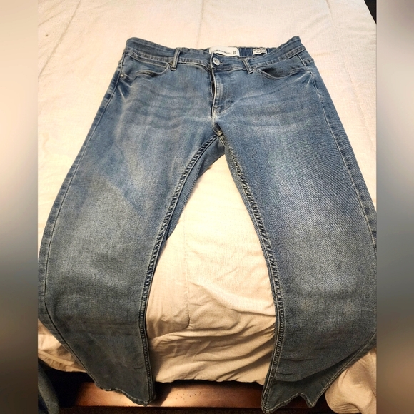 PD&C Paper Denim & Cloth Dark Wash straight leg 5 pocket Jeans Mens 34 x 32 - Picture 1 of 3